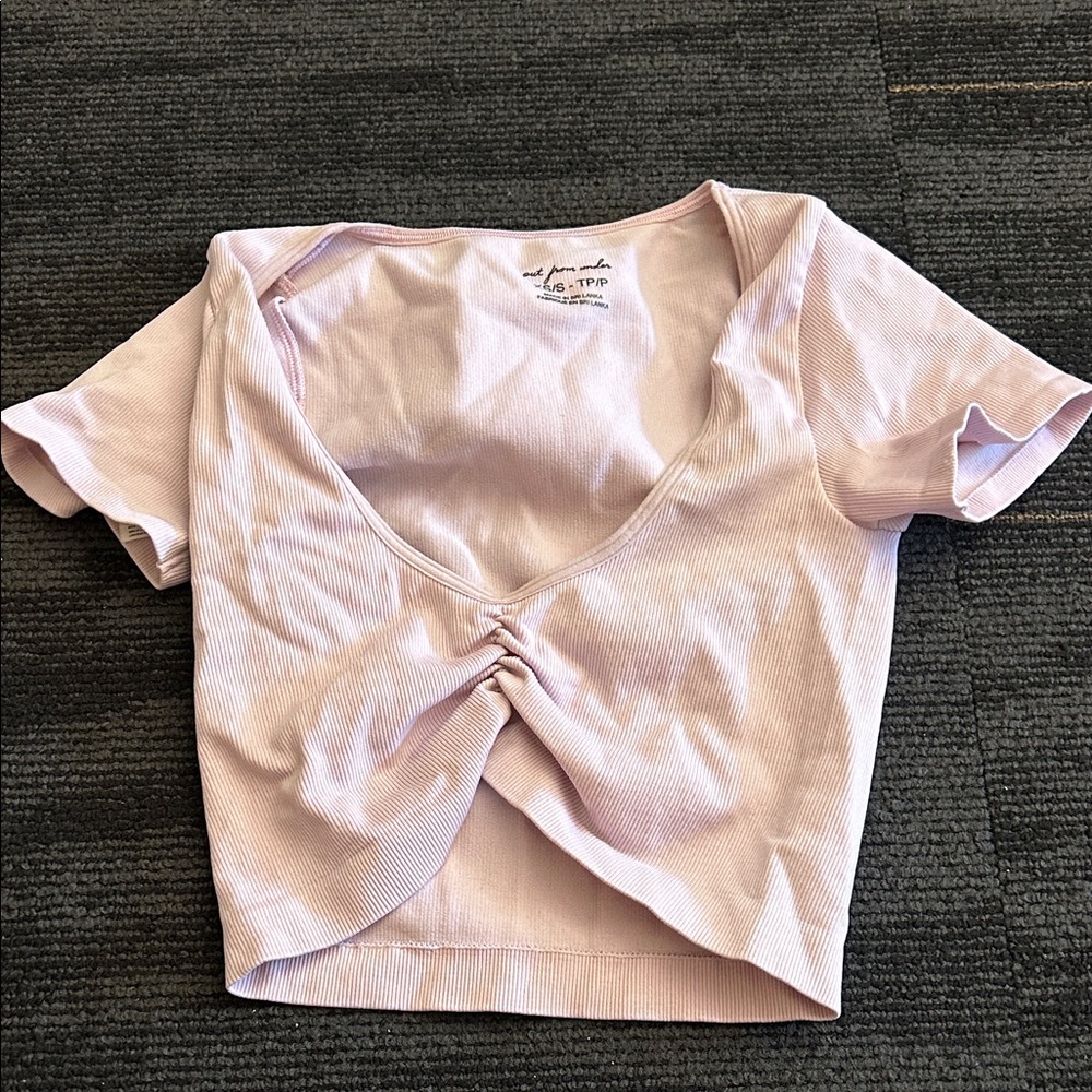 Urban Outfitters Light Pink Crop Top